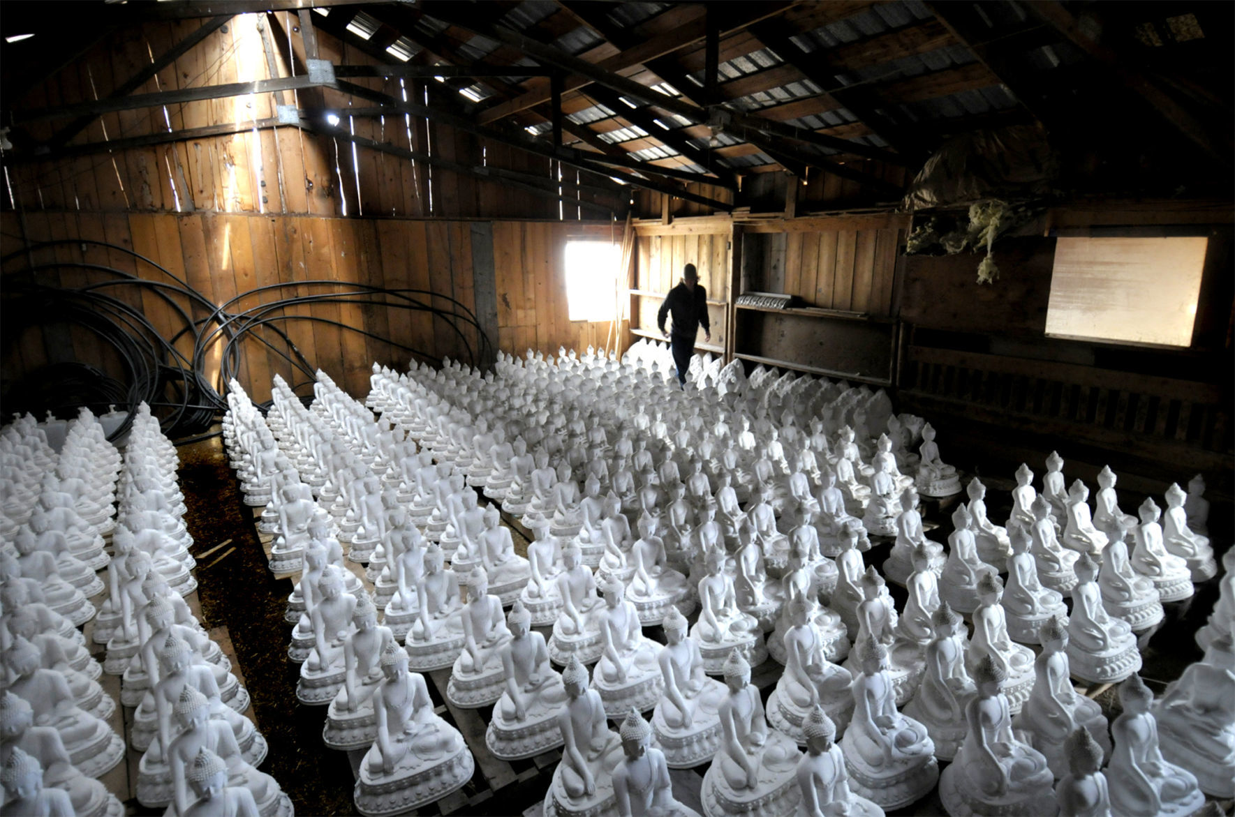 Buddhas in storage